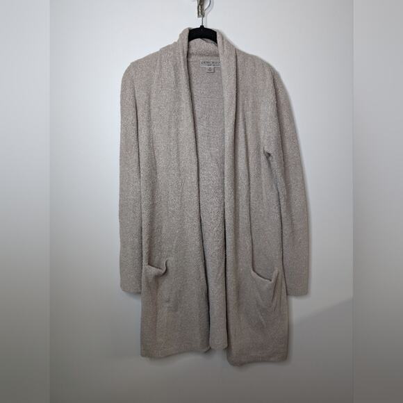 Barefoot Dreams CozyChic Lite Essential Long Cardigan Xsmall Shawl Collar 428 - Picture 2 of 8